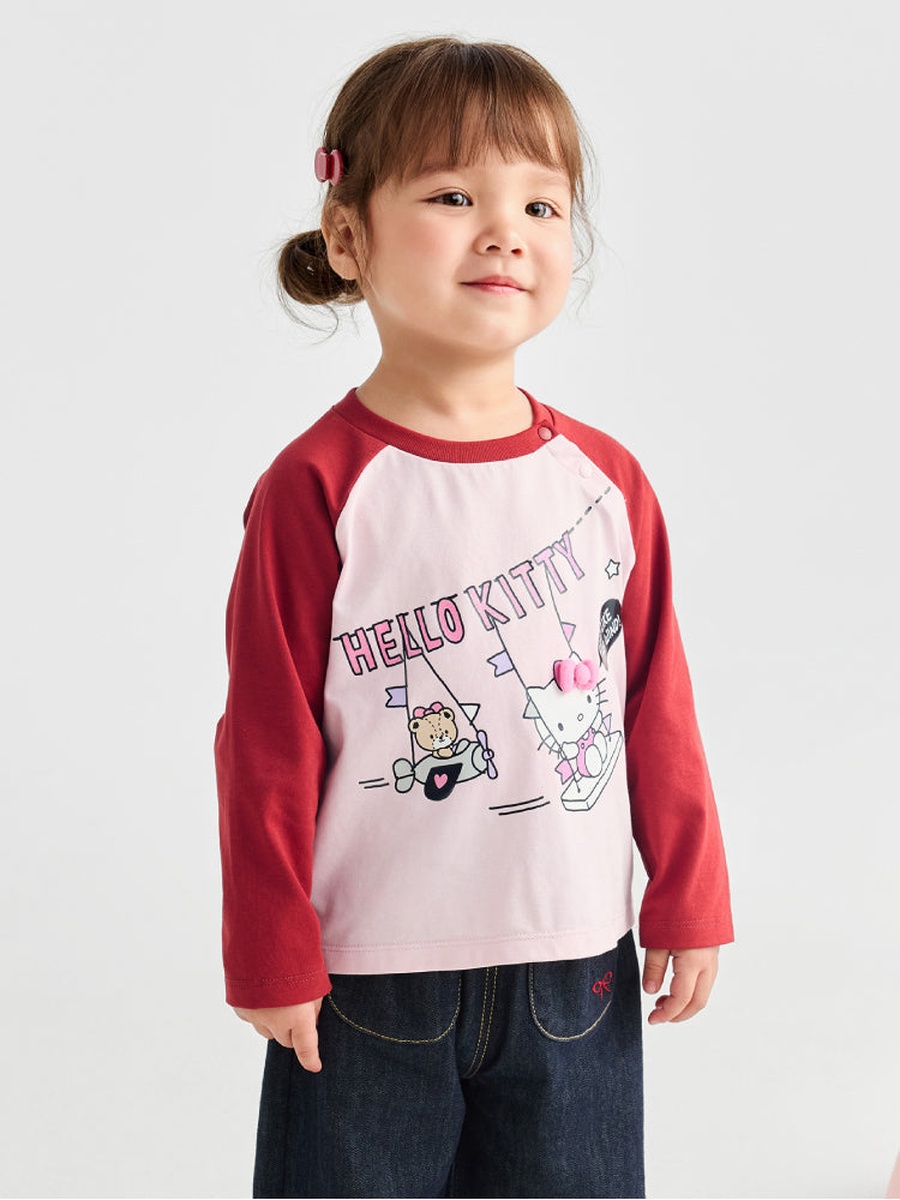 Long Sleeve Top with Graphic Front