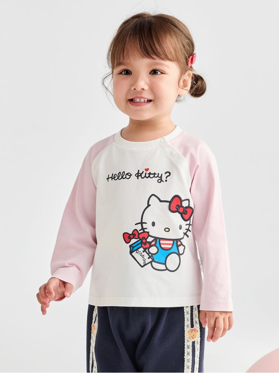 Long Sleeve Top with Graphic Front