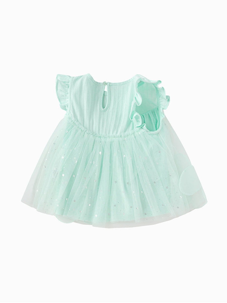 Top with Ruffled Tulle