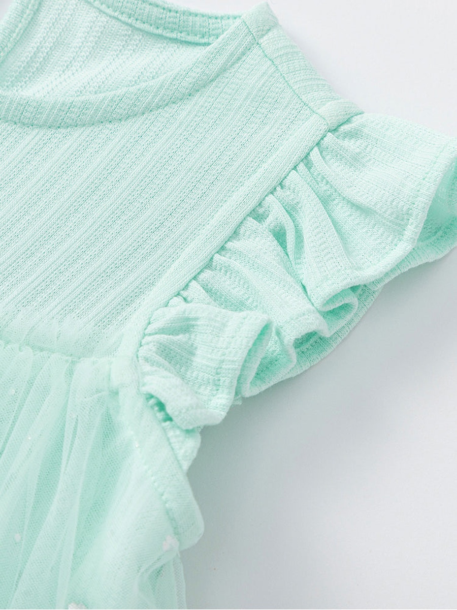 Top with Ruffled Tulle