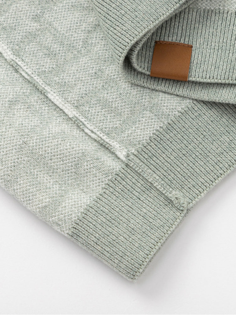 Knit Sweater with All-Over Pattern