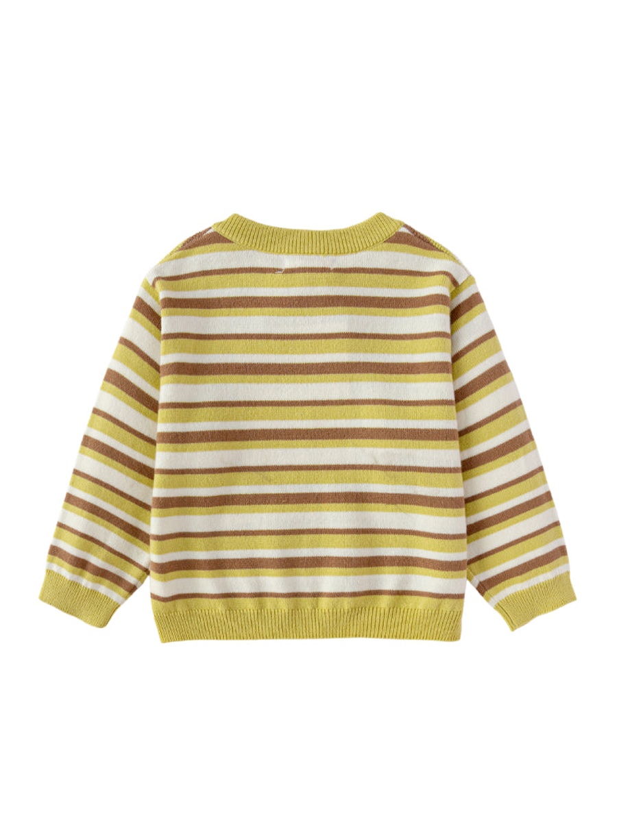 Knitted Henley Sweater with Front Detail