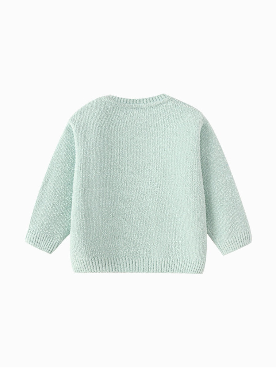 Knitted Sweater with Front Design