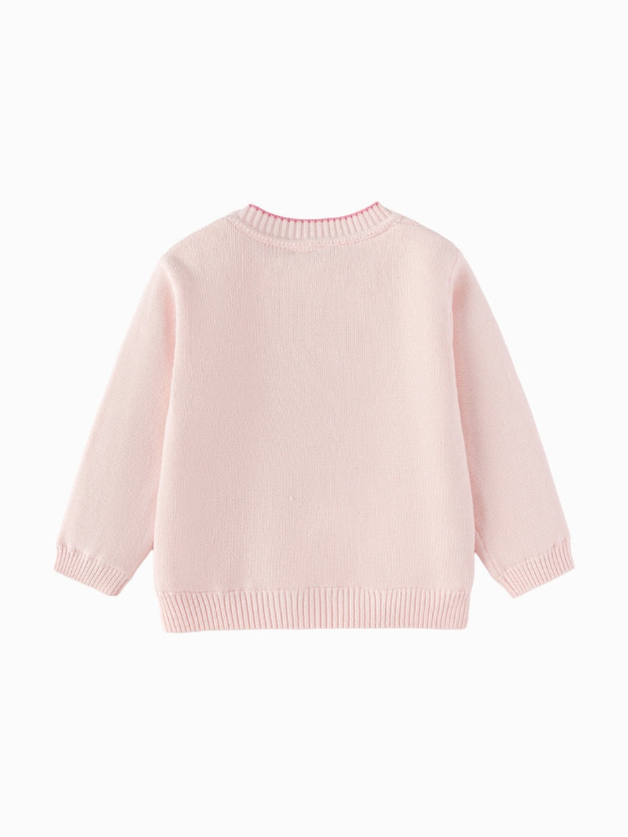 Knitted Sweater with Front Design