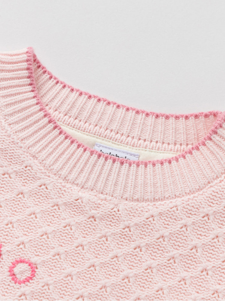 Knitted Sweater with Front Design