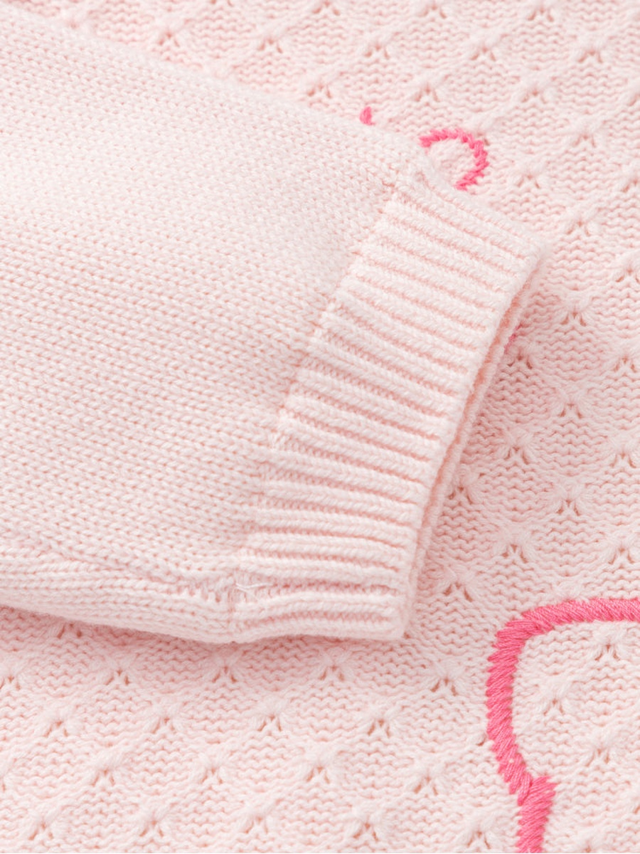 Knitted Sweater with Front Design
