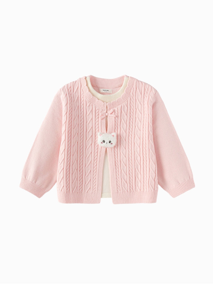 Knitted Cardigan with Front Detail