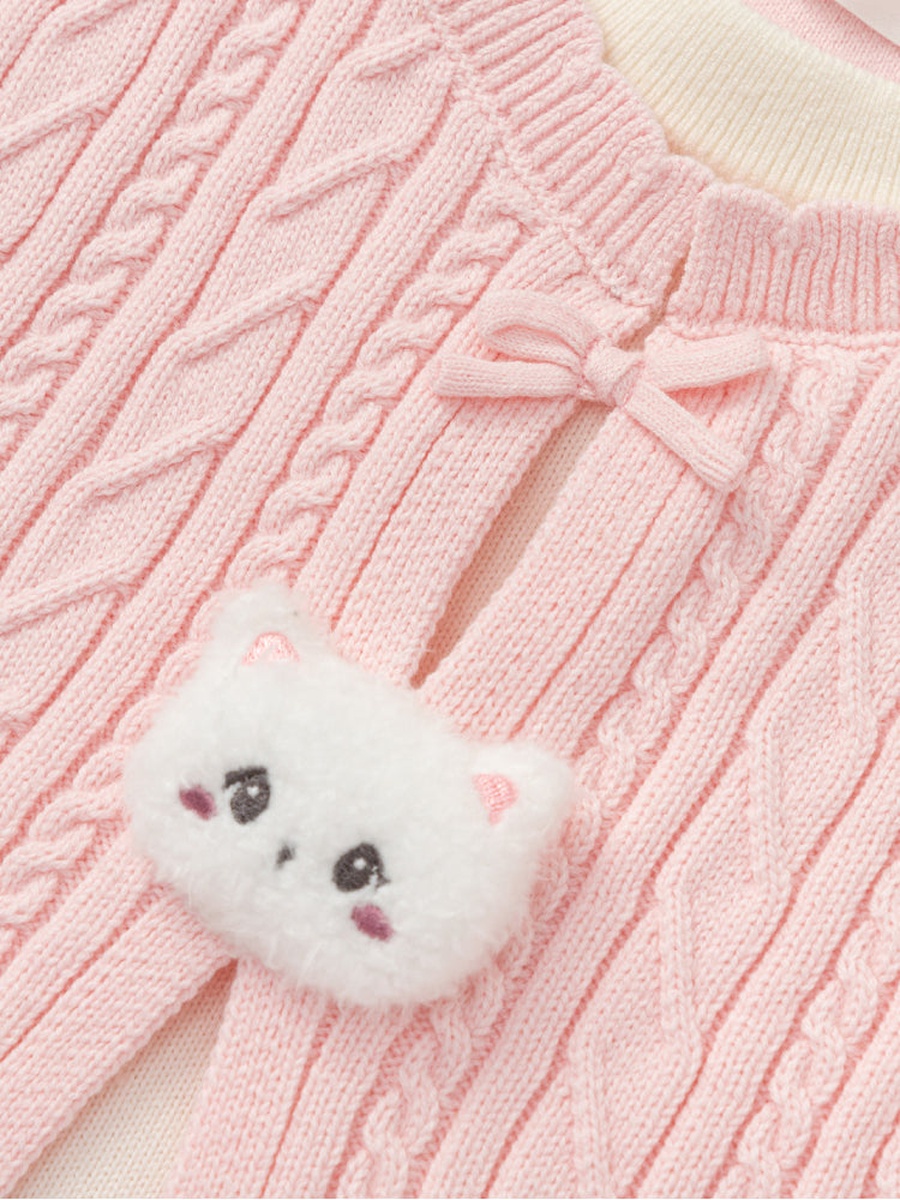 Knitted Cardigan with Front Detail