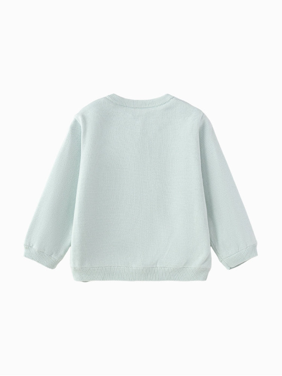 Knitted Sweater with Front Design