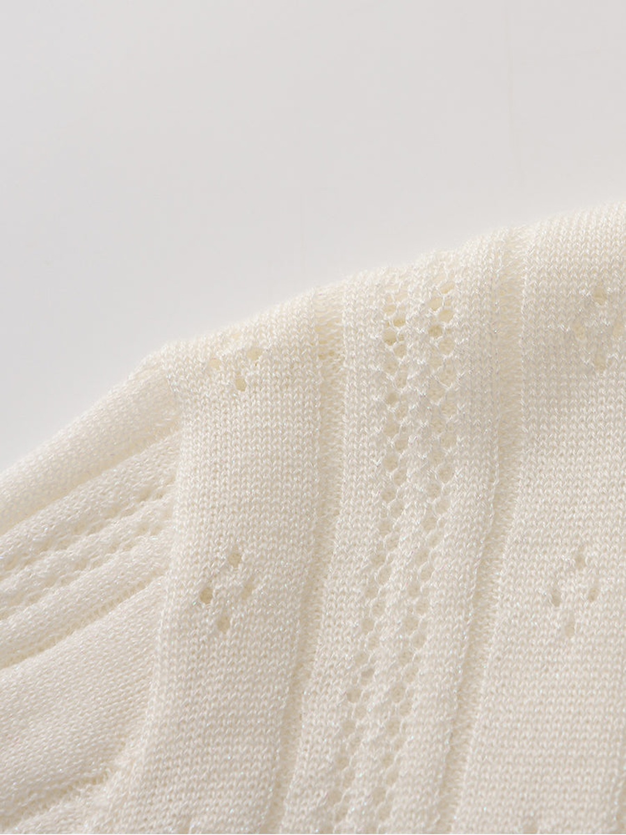 Textured Knitted Cardigan