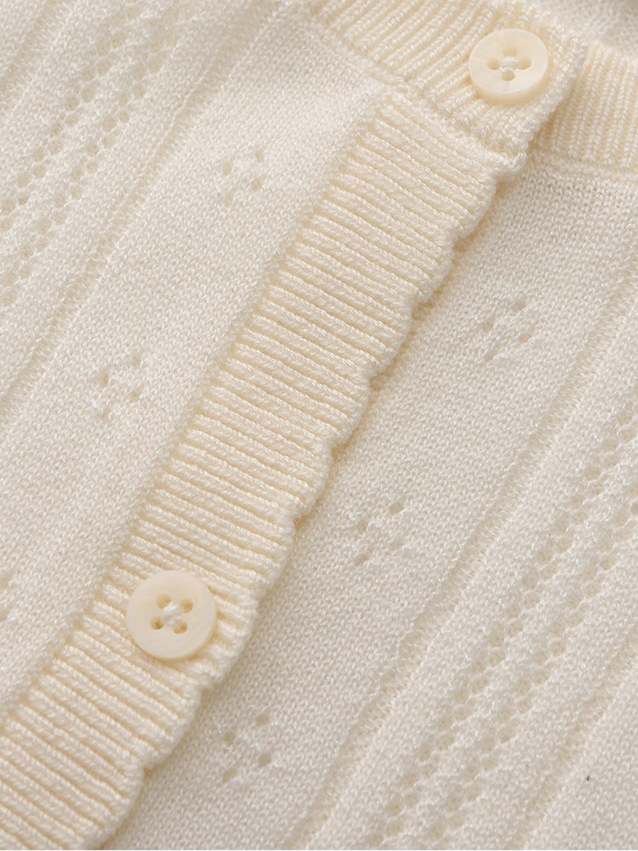 Textured Knitted Cardigan