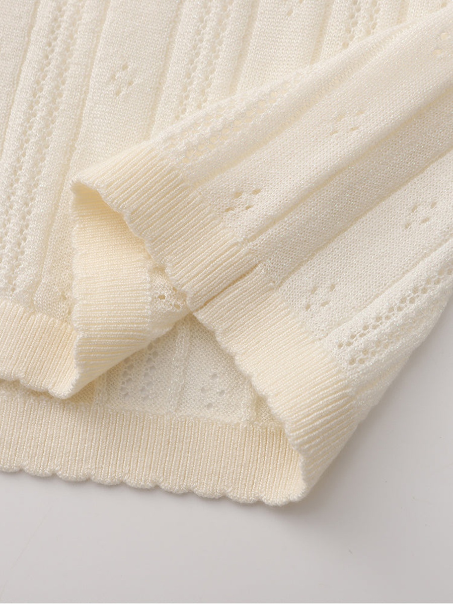 Textured Knitted Cardigan