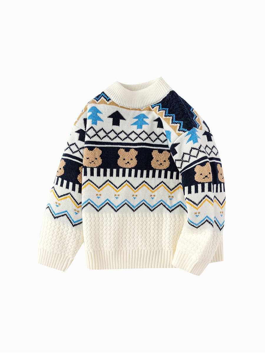 Printed Knitted Pullover