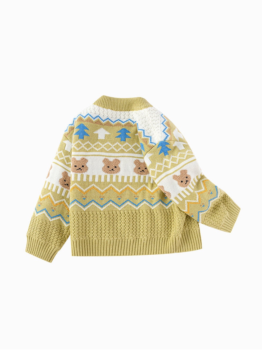 Printed Knitted Pullover