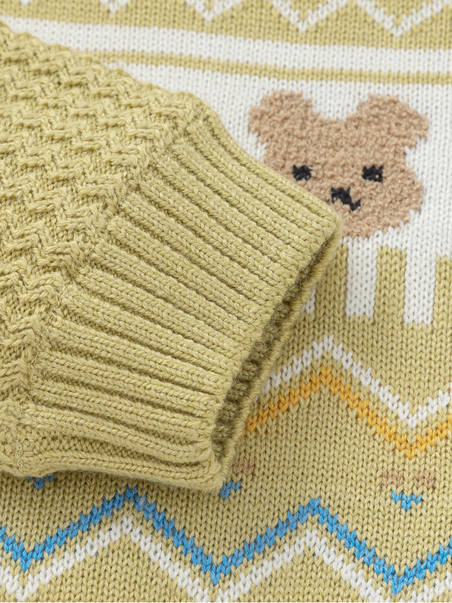 Printed Knitted Pullover
