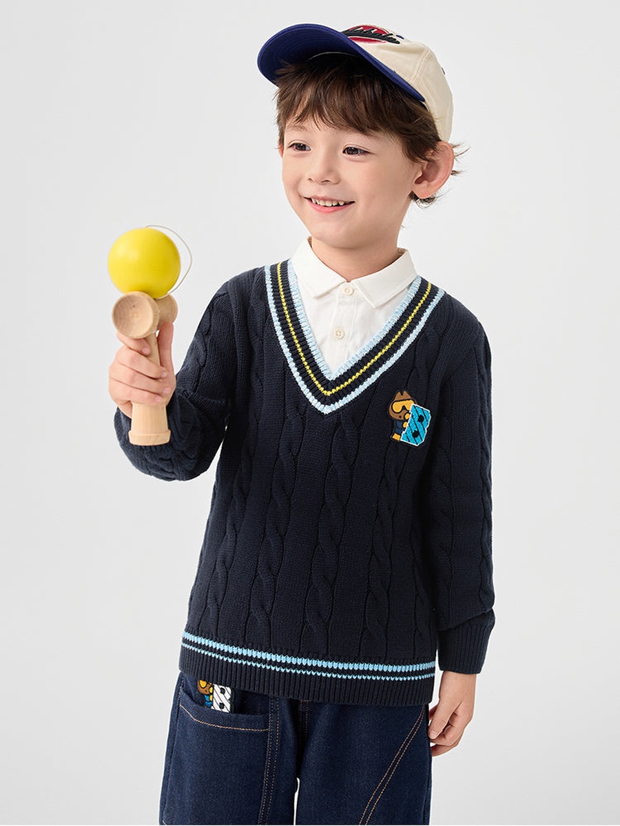 Printed Knitted Pullover
