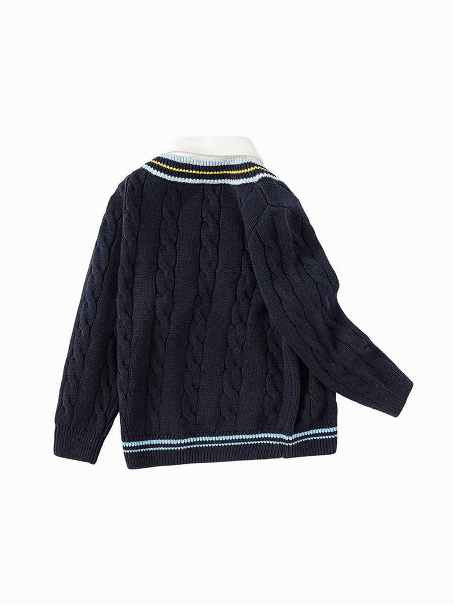 Printed Knitted Pullover