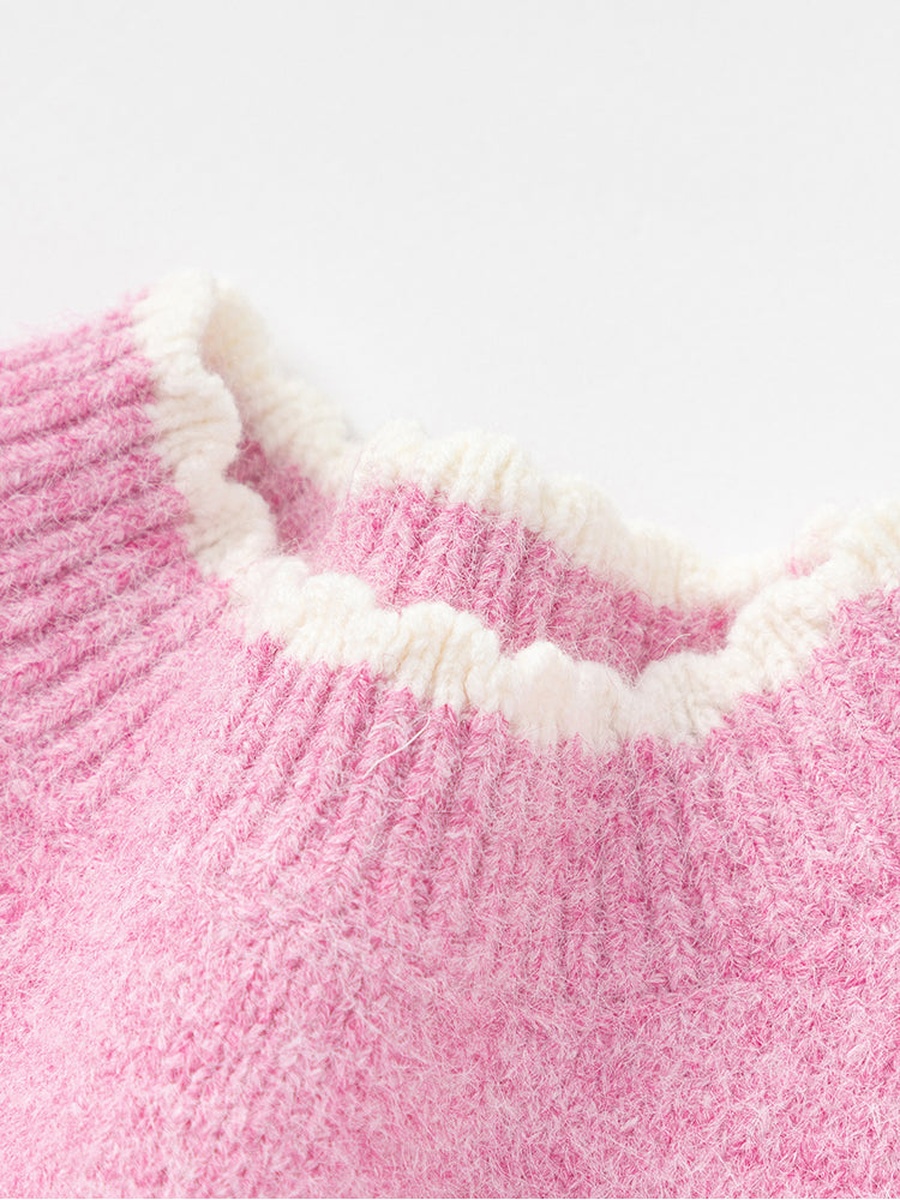 Knitted Sweater with Print