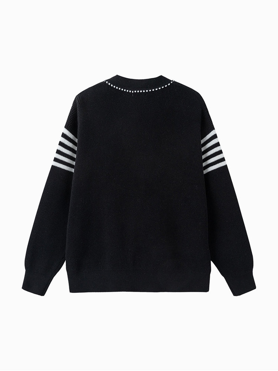 Knitted Cardigan with Lining