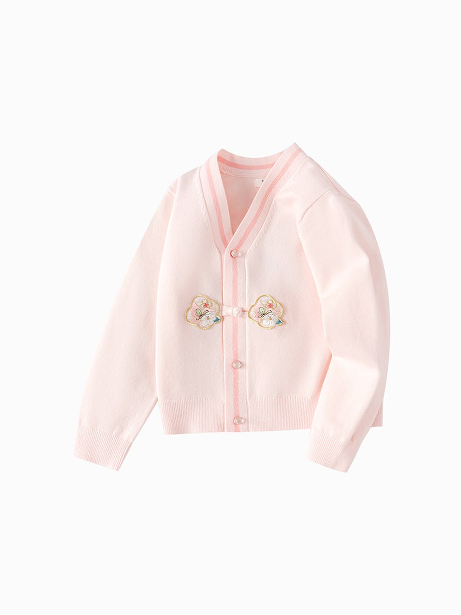 Applique Detail Knitted Cardigan