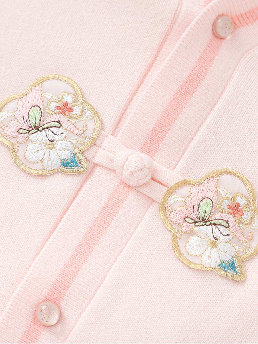 Applique Detail Knitted Cardigan