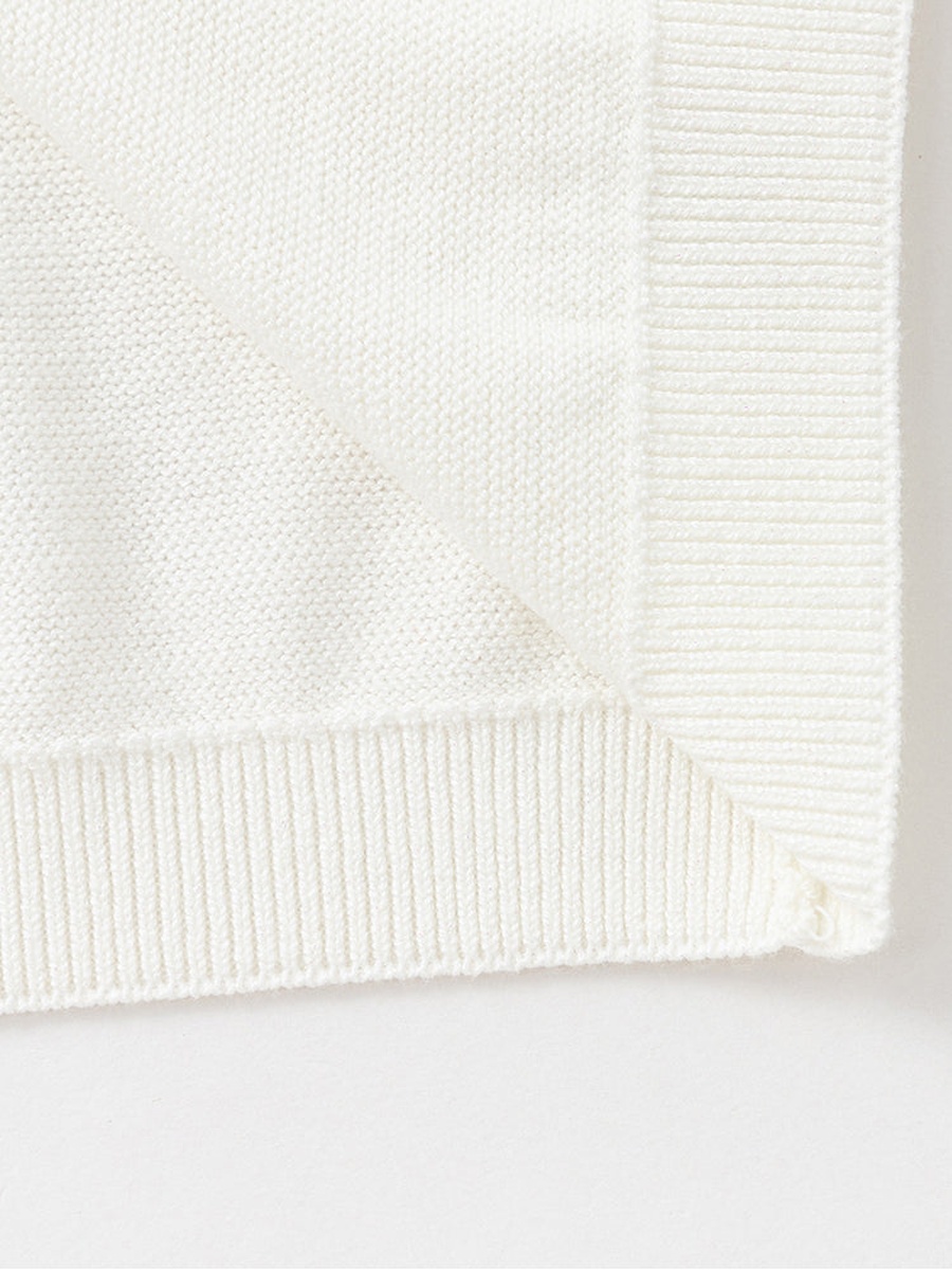 Ruffle Detail Knitted Cardigan