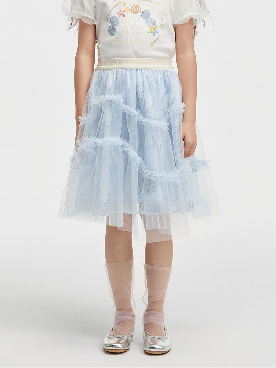 Sequinned Tulle Skirt
