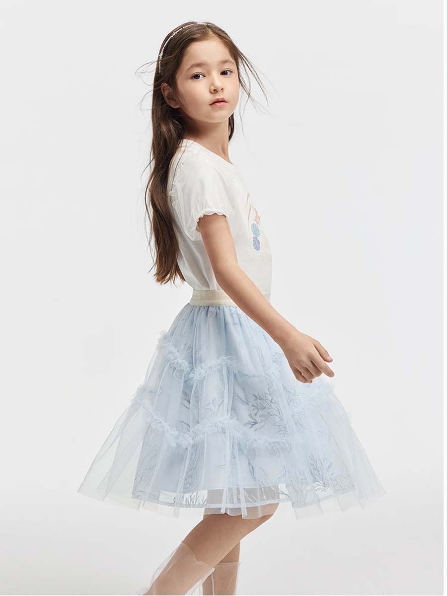 Sequinned Tulle Skirt