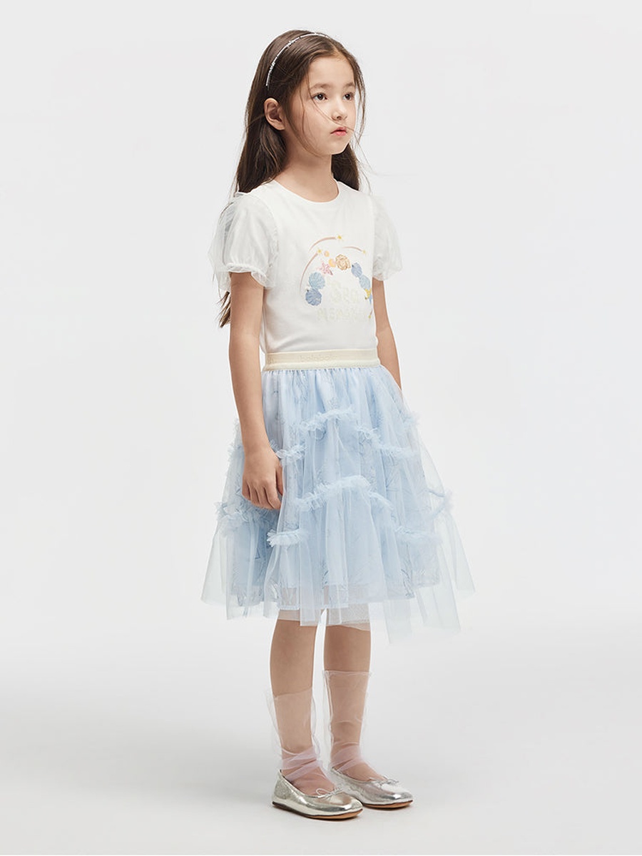 Sequinned Tulle Skirt