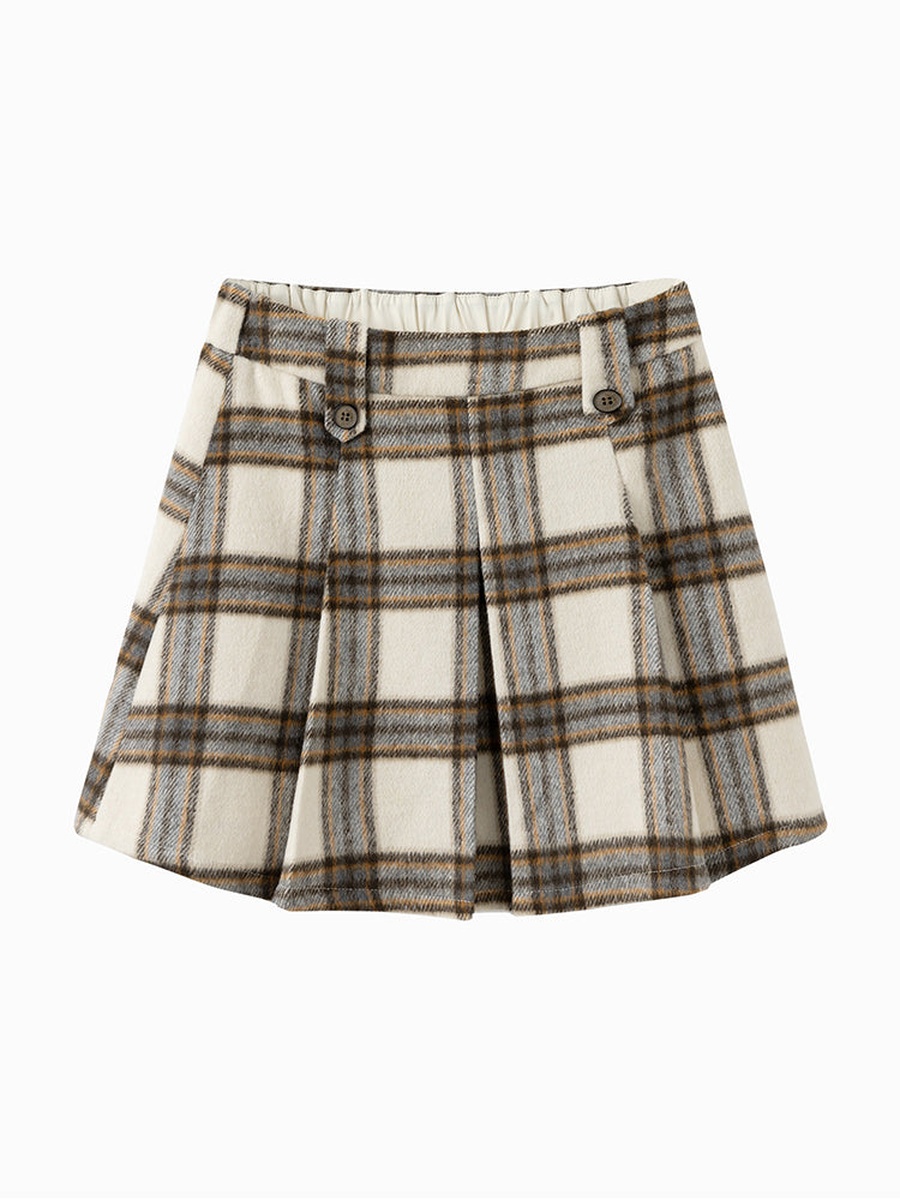 Checkered Pattern Skirt