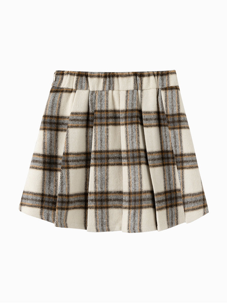 Checkered Pattern Skirt