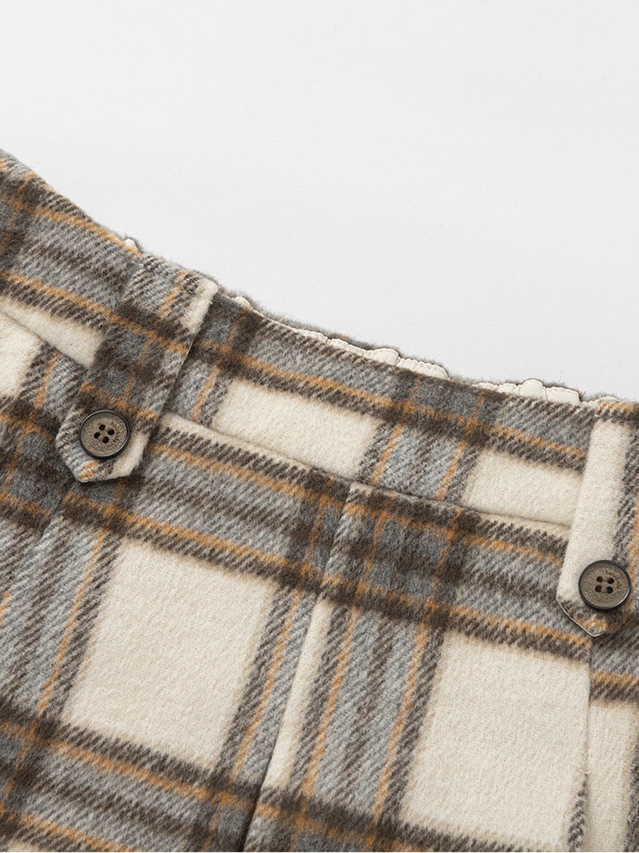 Checkered Pattern Skirt