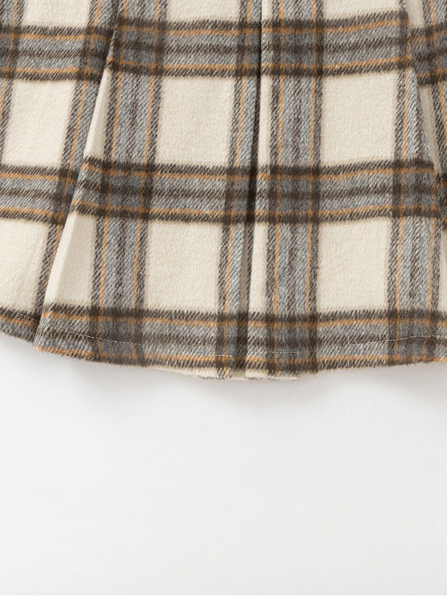 Checkered Pattern Skirt