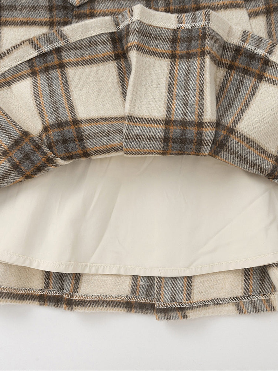 Checkered Pattern Skirt