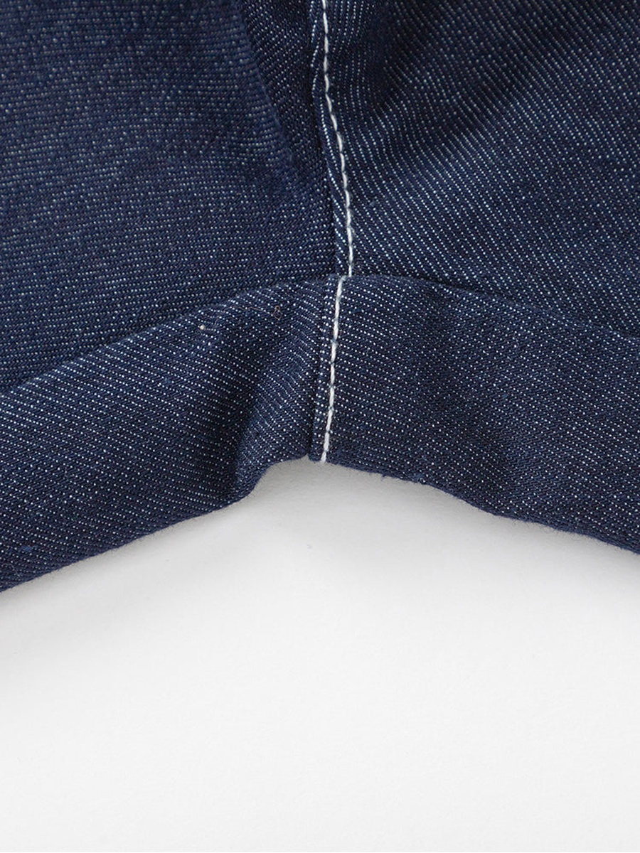 Denim Three-Fourth Shorts