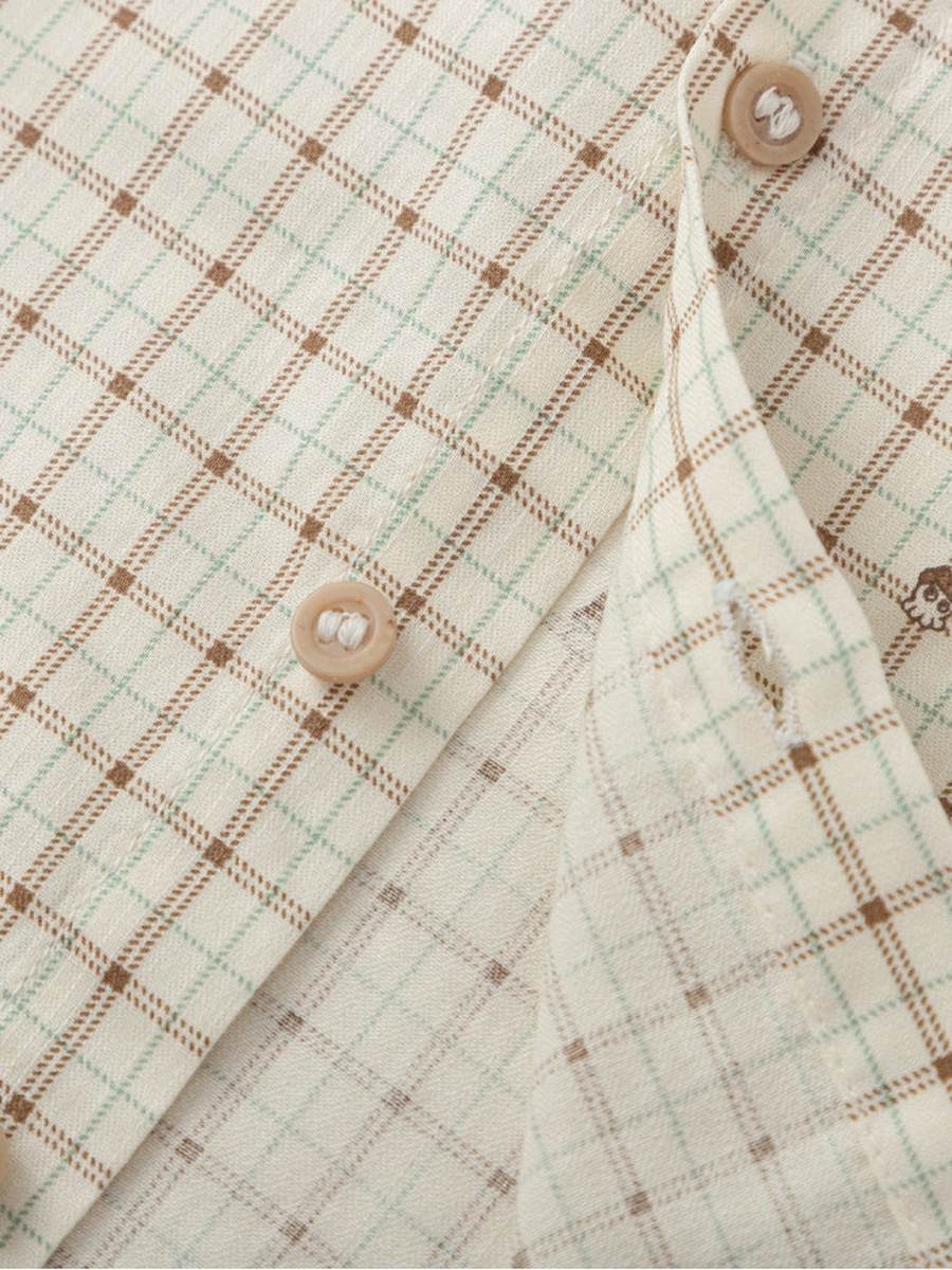 Checked Shirt with Matching Bow Tie