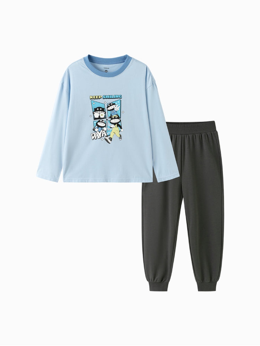 Long Sleeve Lounge Set with Comfortable Pants