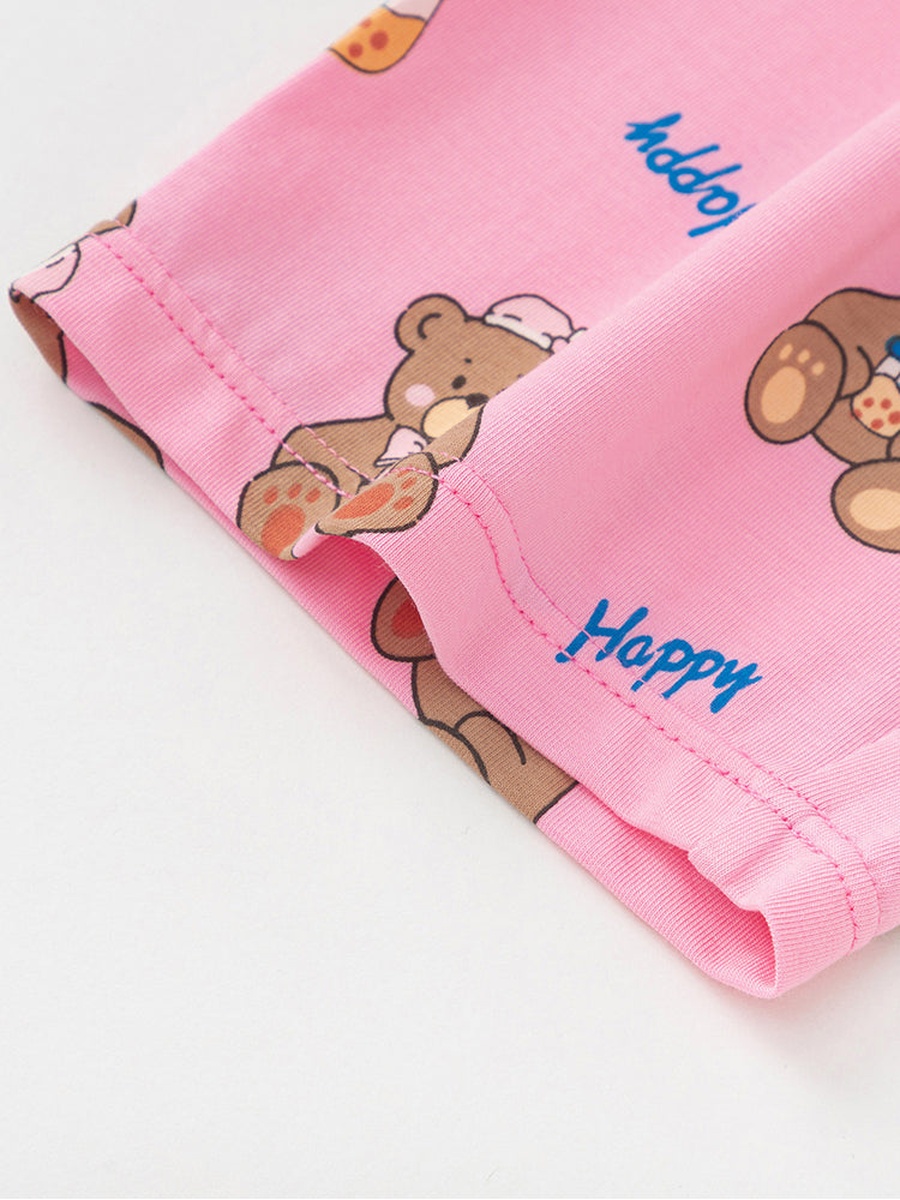 Printed T-Shirt and Pyjama Set