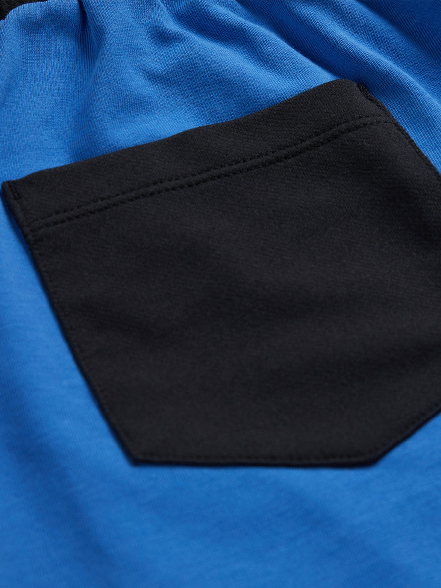Color Block Short Sleeve T-Shirt and Shorts Set
