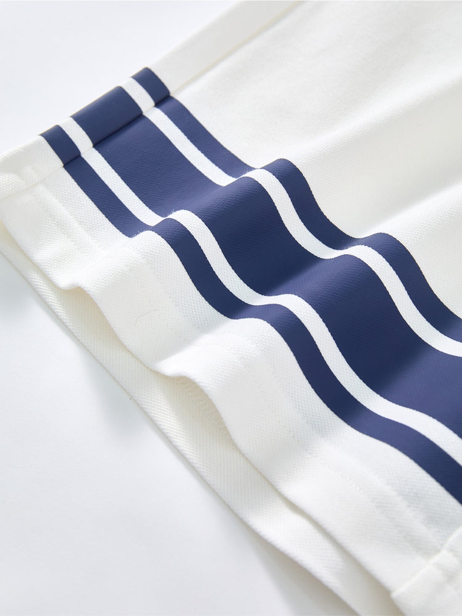 T-Shirt and Shorts with Line Detail