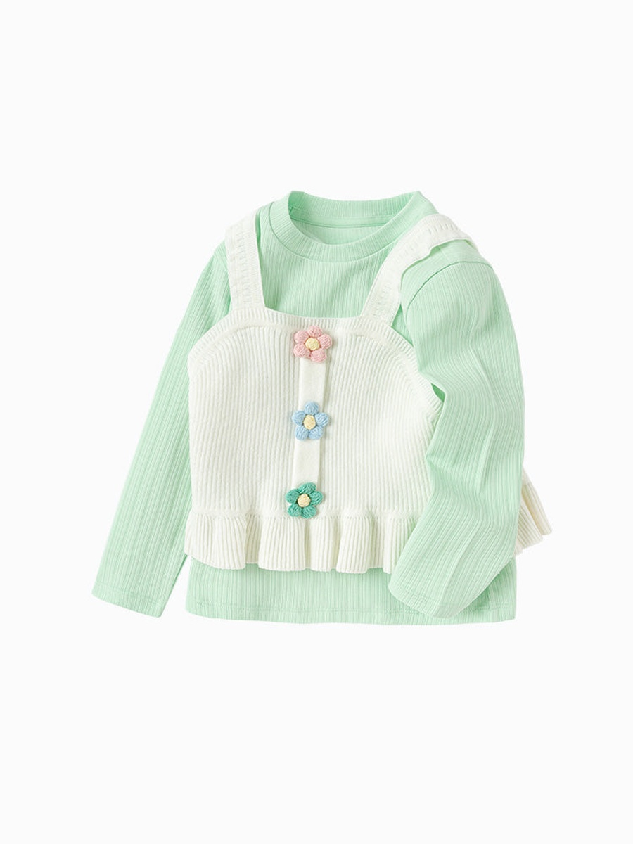 Layered Knitted Sweater
