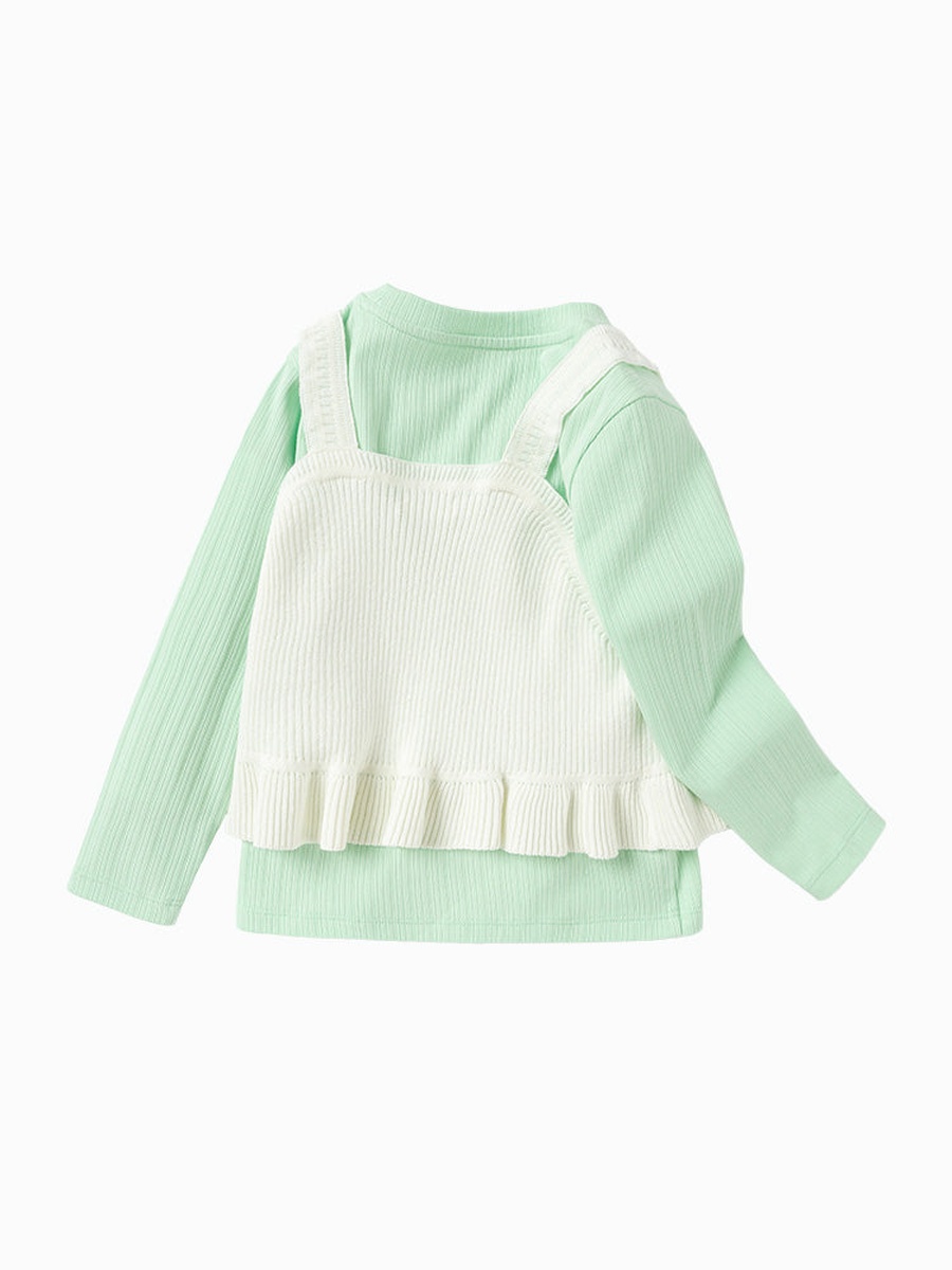Layered Knitted Sweater