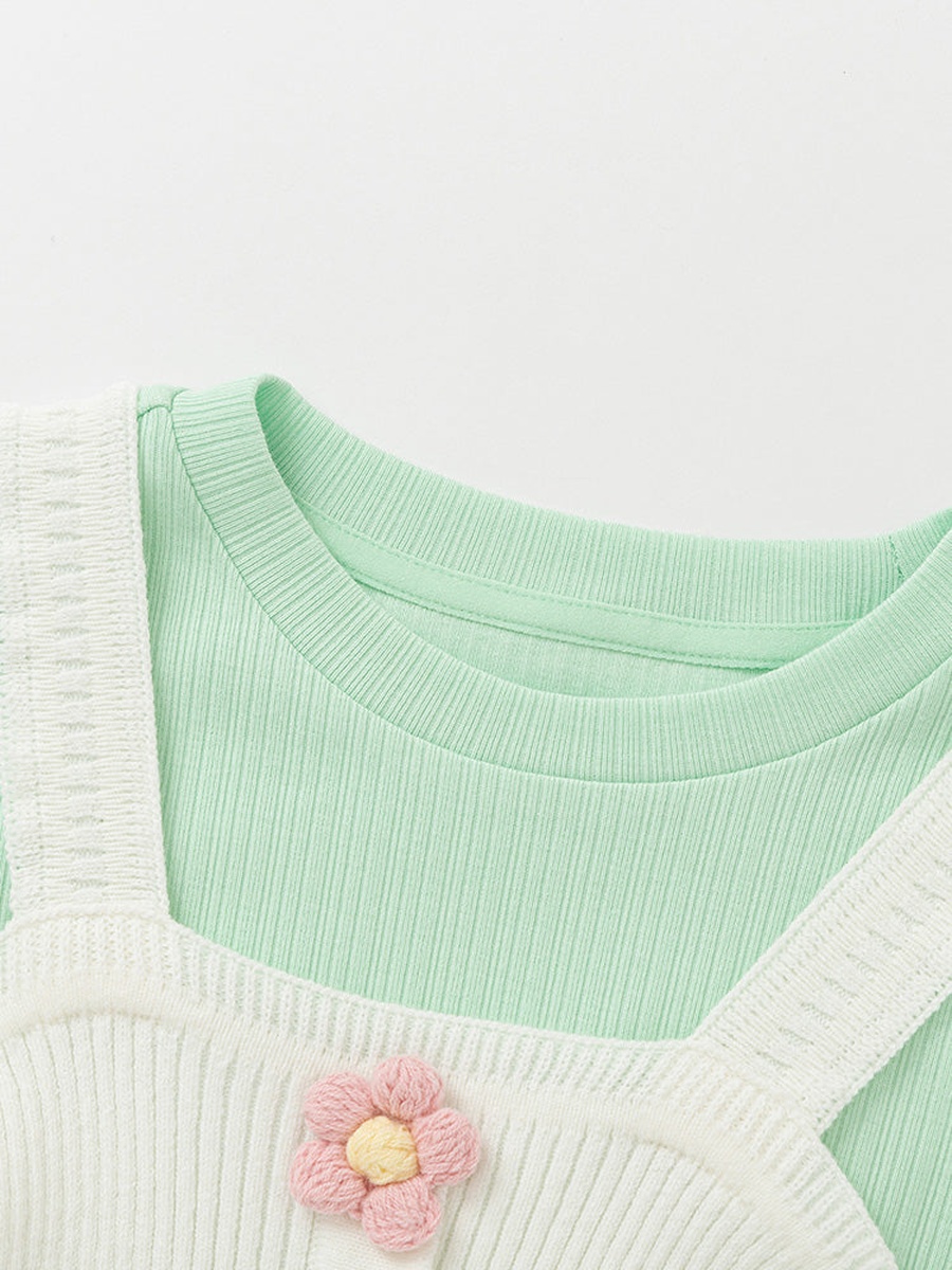 Layered Knitted Sweater