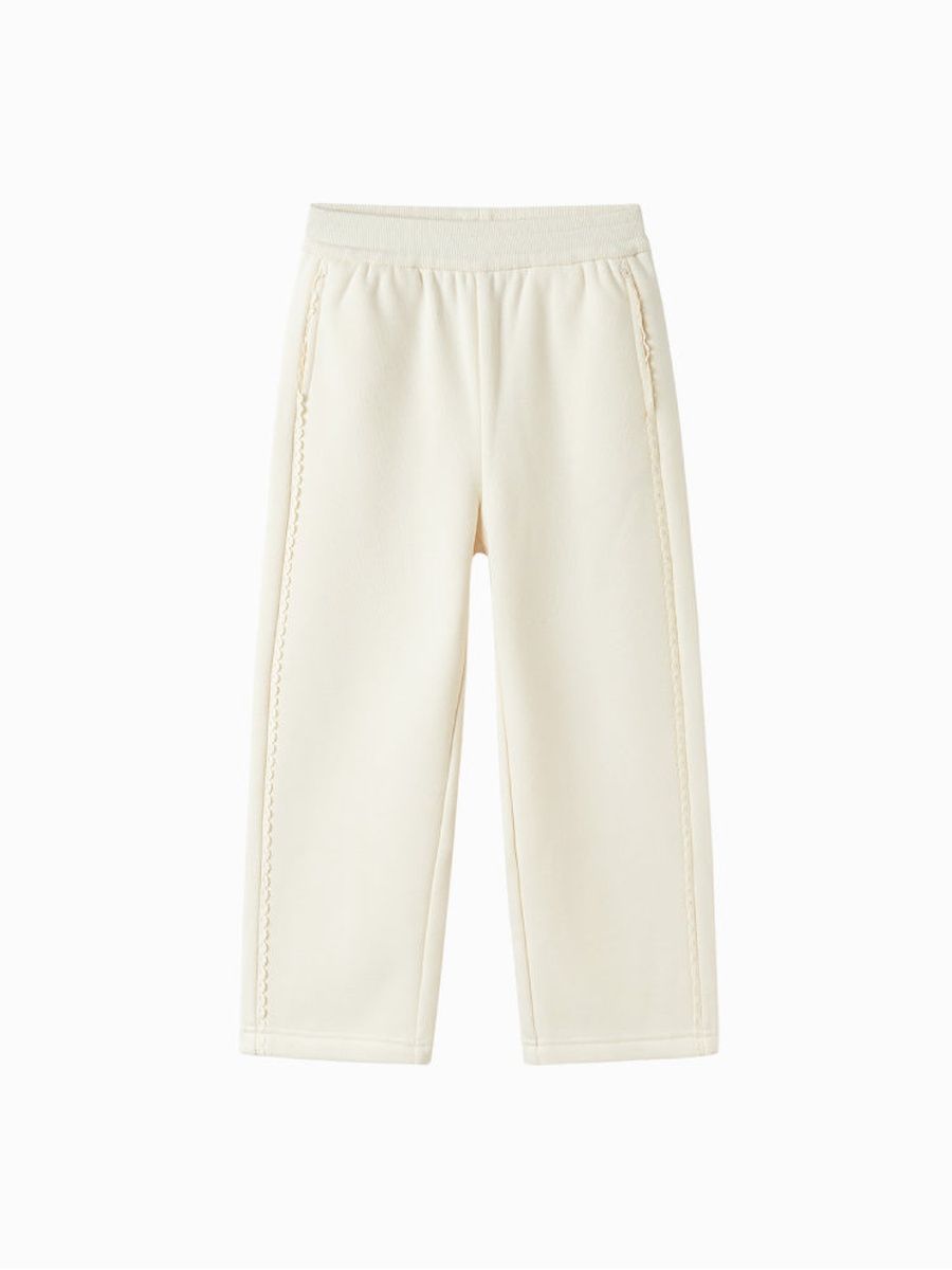 Straight-Leg Sweatpants with Back Pocket