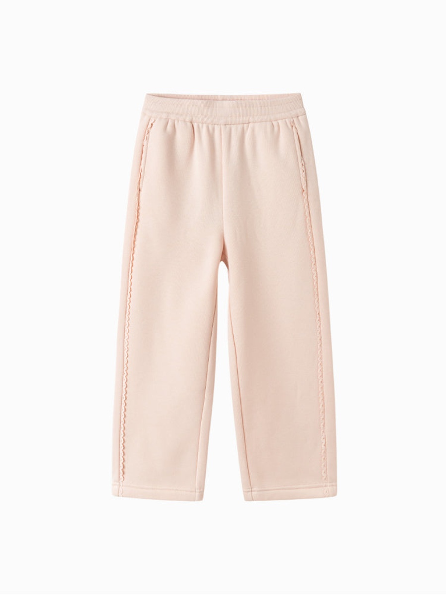 Straight-Leg Sweatpants with Back Pocket