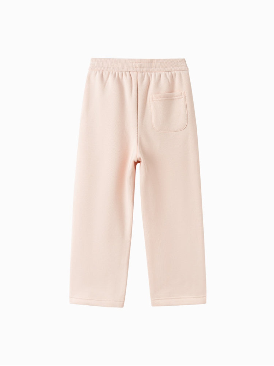 Straight-Leg Sweatpants with Back Pocket