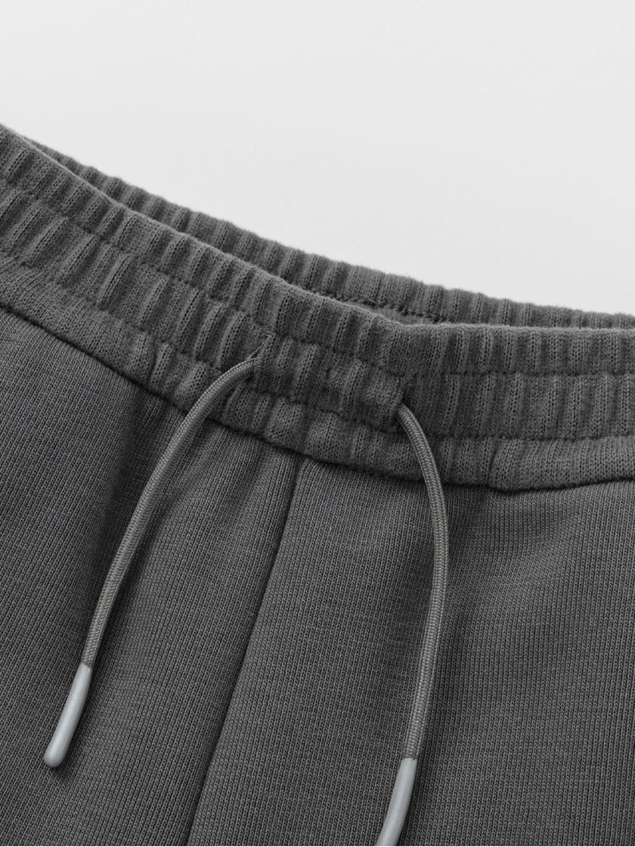 Sweatpants with Side Pockets and Plush Detail