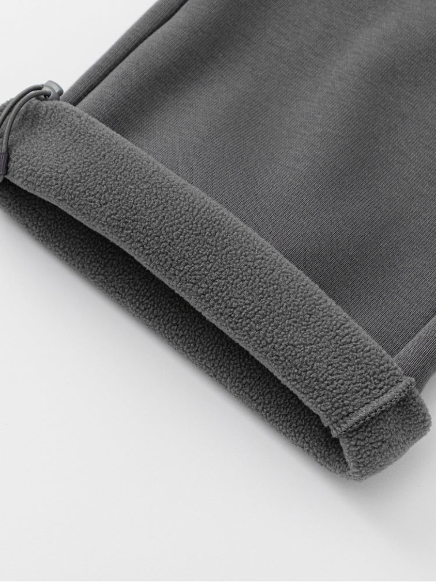 Sweatpants with Side Pockets and Plush Detail