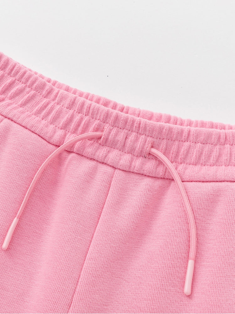 Sweatpants with Side Pockets and Plush Detail