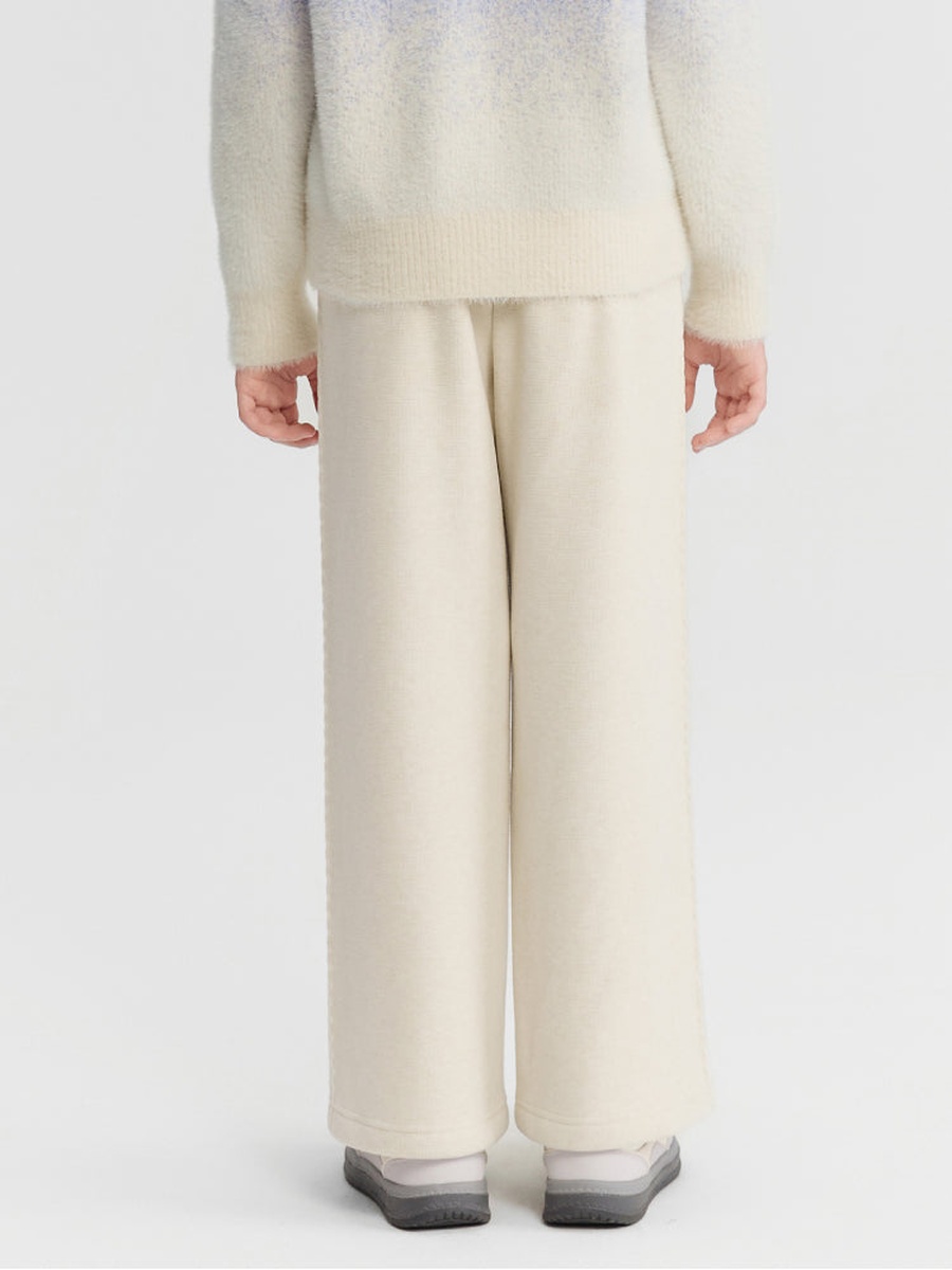 Wide-Leg Sweatpants with Elastic Waist